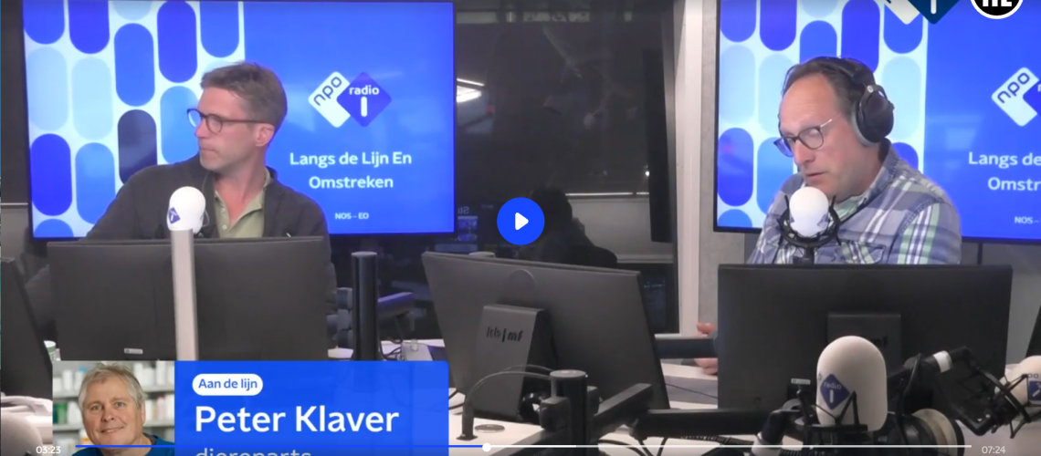 Peter Klaver bij NPO voor dikke hond